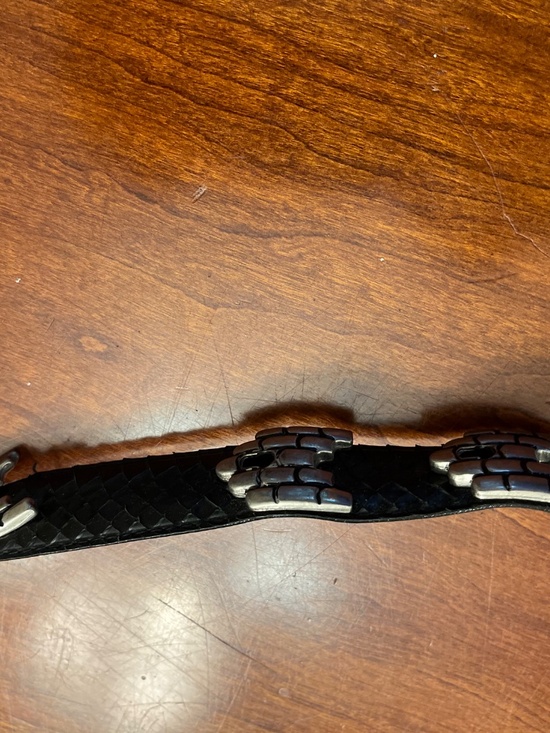 Genuine snakeskin belt main image 7